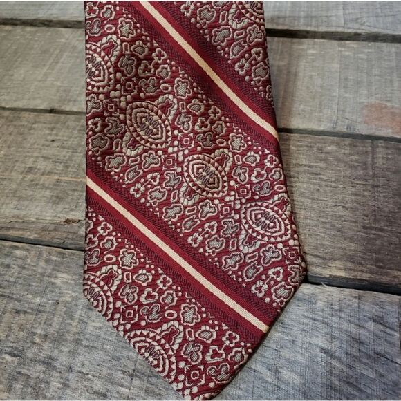 VINTAGE GOLDEN CLASP BY PRINCE CONSORT Professional Neck Tie Formal - Picture 2 of 5